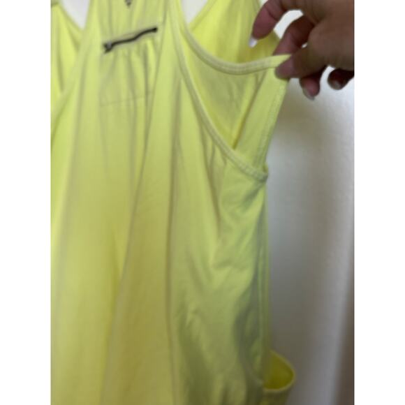 Free People Movement Neon Yellow Romper WLarge | - Picture 5 of 6